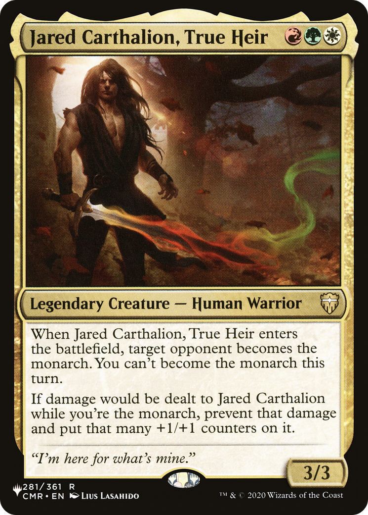 Jared Carthalion, True Heir [The List] | Boutique FDB TCG