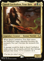 Jared Carthalion, True Heir [The List] | Boutique FDB TCG