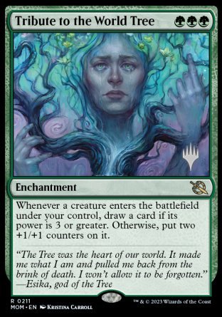 Tribute to the World Tree (Promo Pack) [March of the Machine Promos] | Boutique FDB TCG