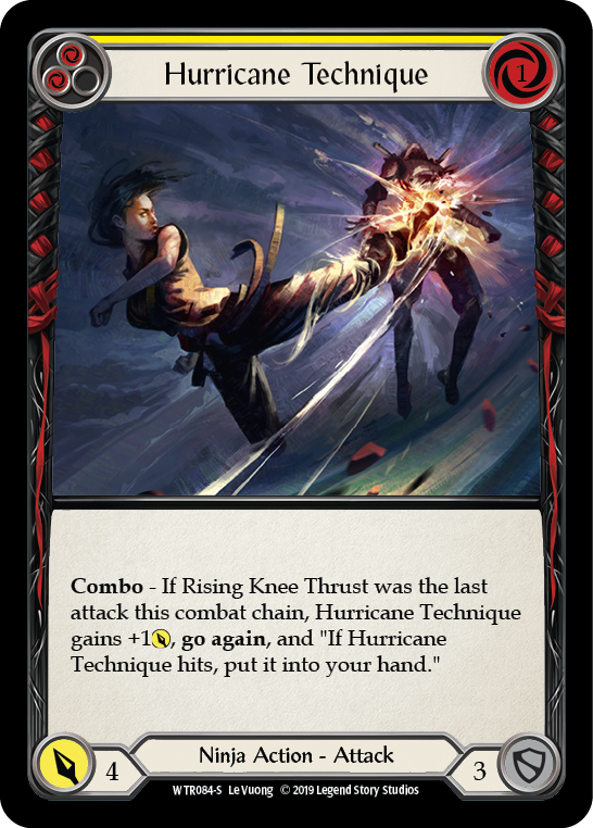 Hurricane Technique [WTR084-S] (Welcome to Rathe)  Alpha Print Rainbow Foil | Boutique FDB TCG