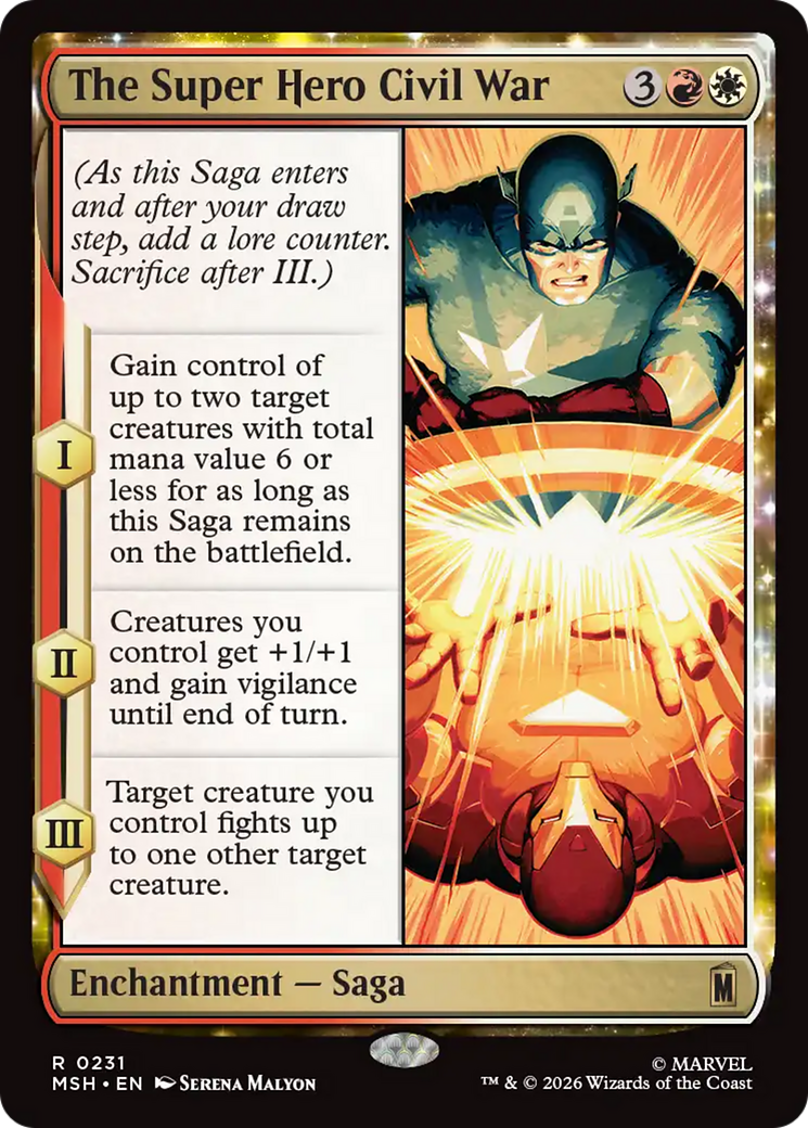 The Super Hero Civil War [Marvel Super Heroes] | Boutique FDB TCG