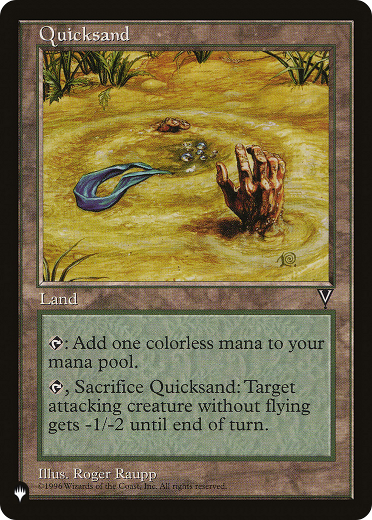 Quicksand [The List Reprints] | Boutique FDB TCG