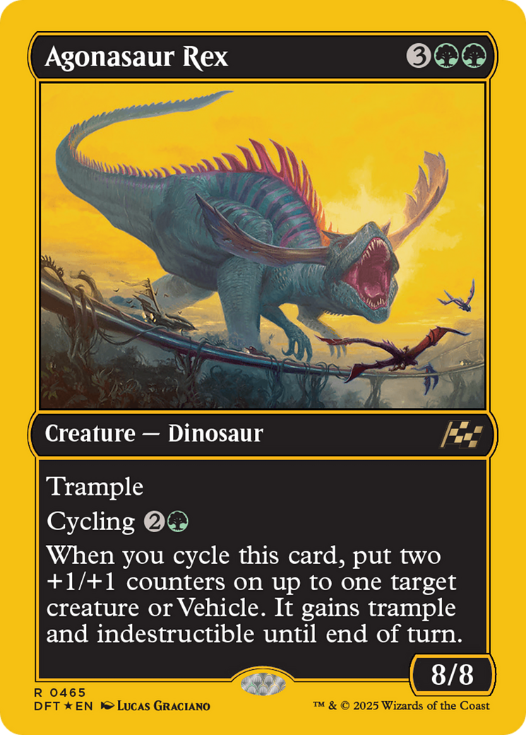 Agonasaur Rex (First-Place Foil) [Aetherdrift] | Boutique FDB TCG