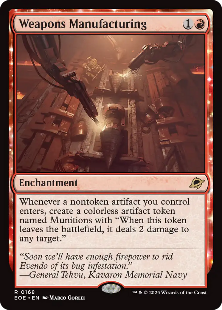 Weapons Manufacturing [Edge of Eternities] | Boutique FDB TCG