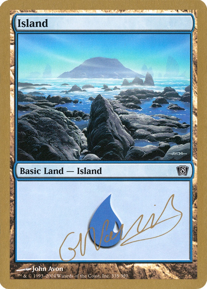 Island (gn335) (Gabriel Nassif) [World Championship Decks 2004] | Boutique FDB TCG