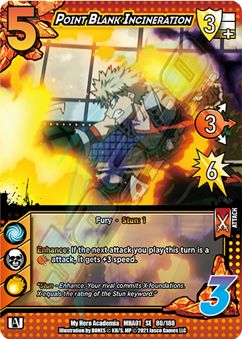 Point Blank Incineration [Series 1 Unlimited] | Boutique FDB TCG