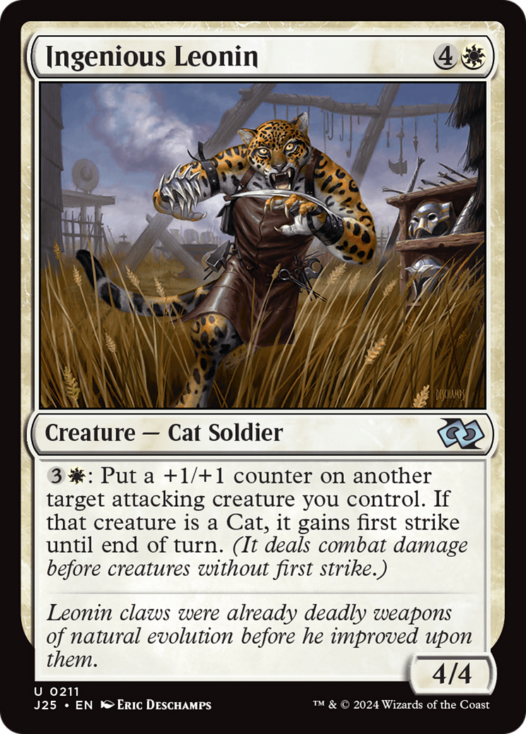 Ingenious Leonin [Foundations Jumpstart] | Boutique FDB TCG