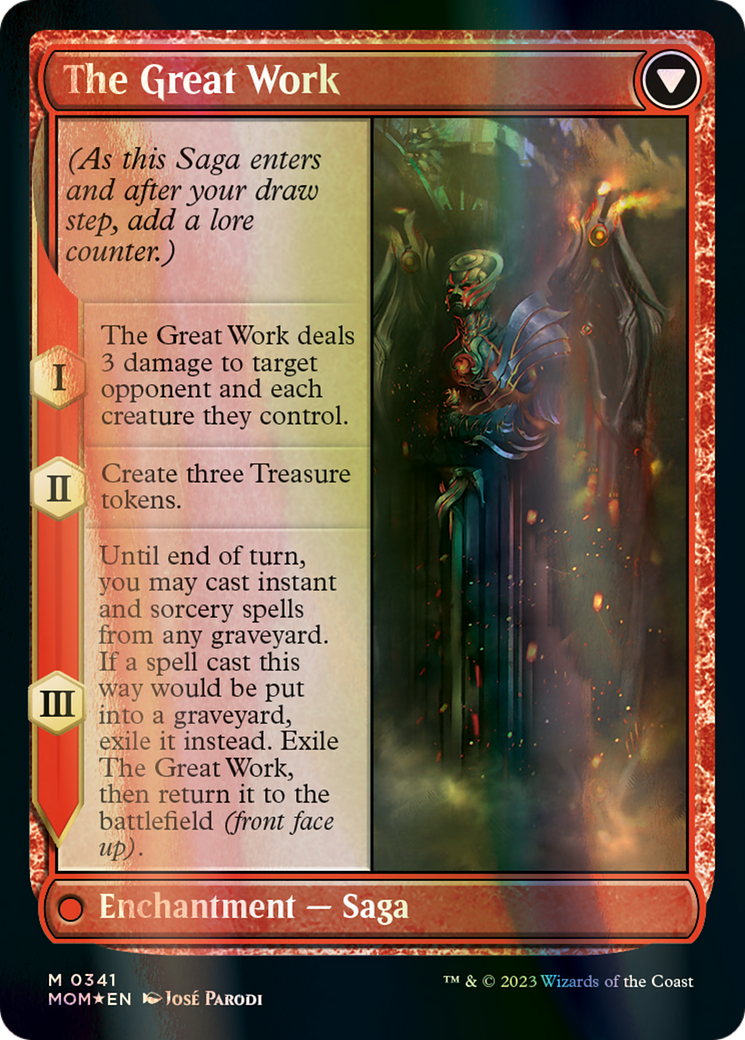 Urabrask // The Great Work (Serialized) [March of the Machine] | Boutique FDB TCG