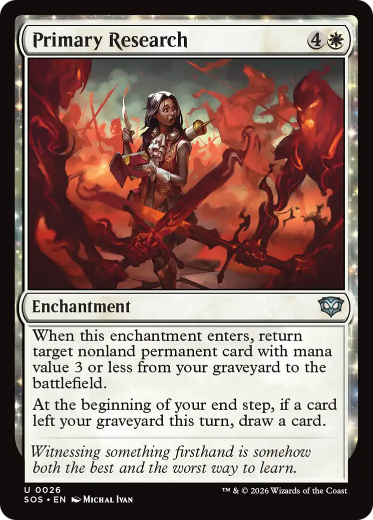 Primary Research [Secrets of Strixhaven] | Boutique FDB TCG