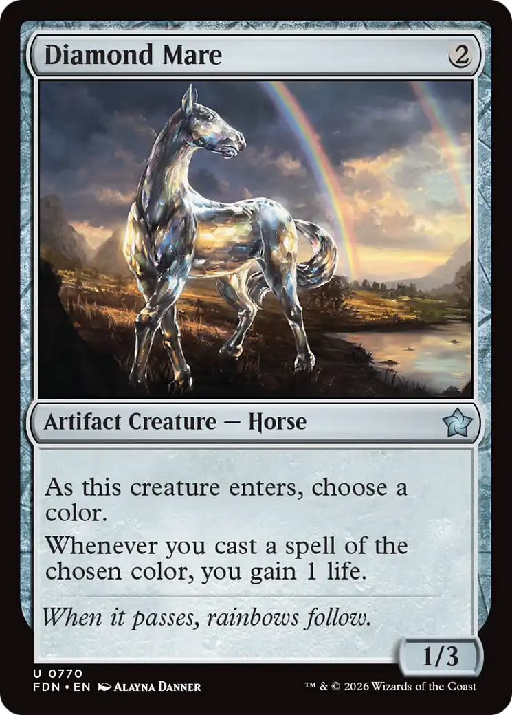 Diamond Mare (0770) [Foundations] | Boutique FDB TCG
