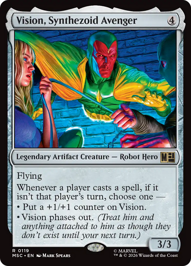 Vision, Synthezoid Avenger [Marvel Super Heroes Commander] | Boutique FDB TCG