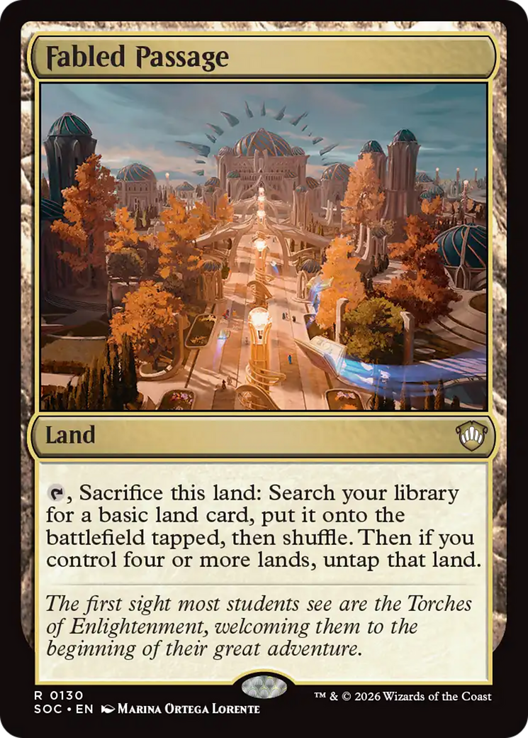 Fabled Passage [Secrets of Strixhaven Commander] | Boutique FDB TCG