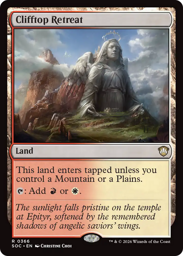 Clifftop Retreat [Secrets of Strixhaven Commander] | Boutique FDB TCG