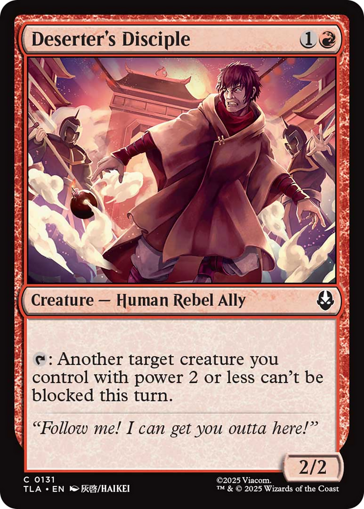 Deserter's Disciple [Avatar: The Last Airbender] | Boutique FDB TCG