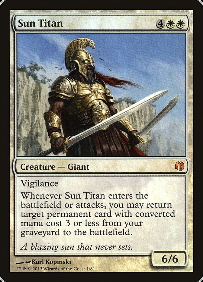 Sun Titan [Duel Decks: Heroes vs. Monsters] | Boutique FDB TCG