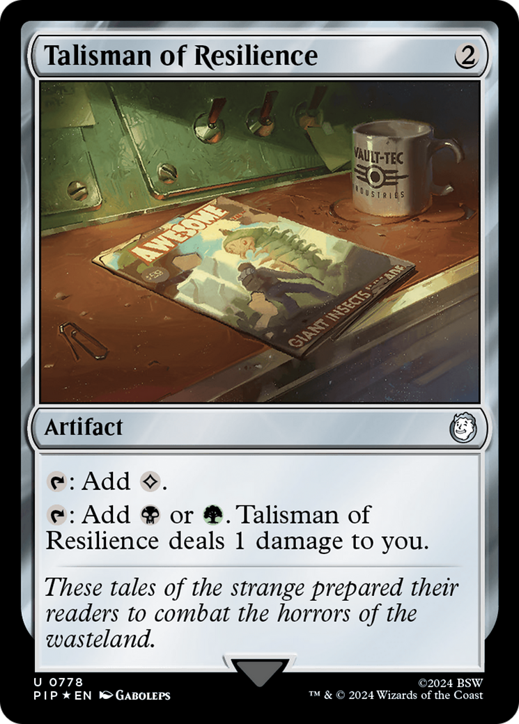 Talisman of Resilience (Surge Foil) [Fallout] | Boutique FDB TCG