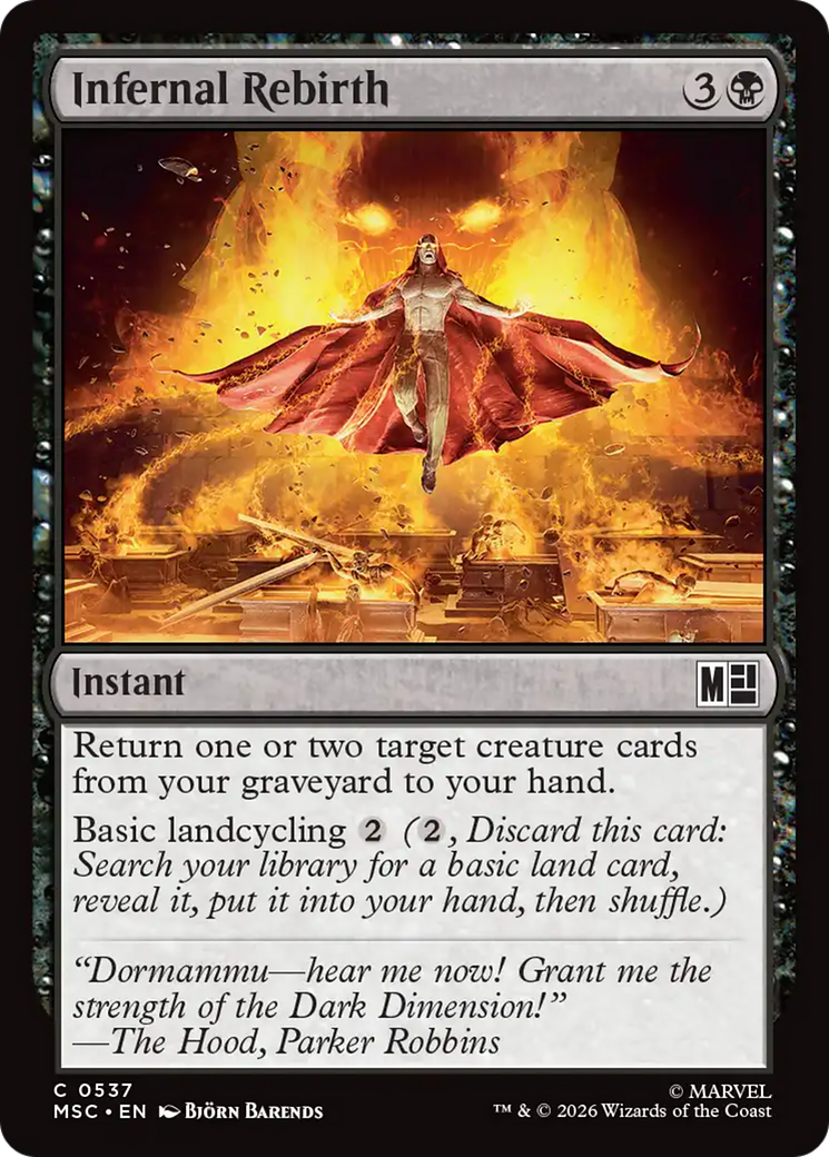 Infernal Rebirth [Marvel Super Heroes Commander] | Boutique FDB TCG