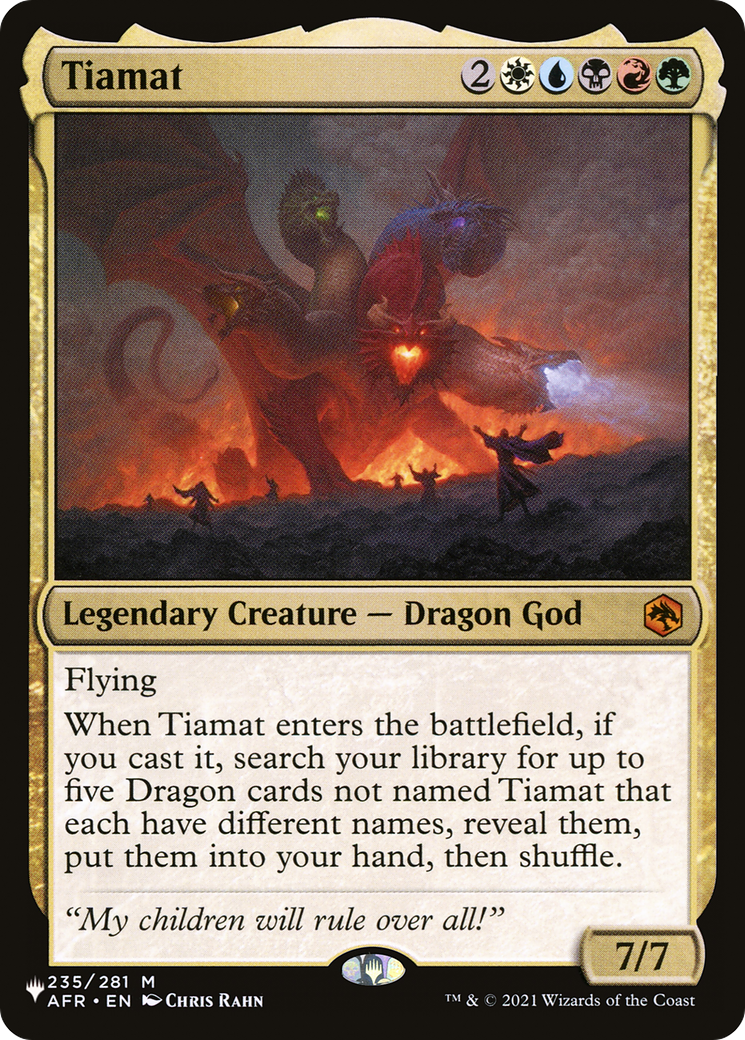 Tiamat [The List] | Boutique FDB TCG