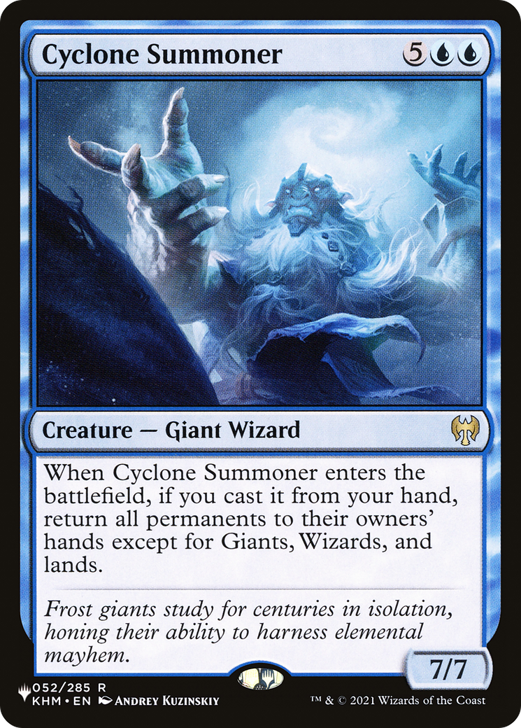 Cyclone Summoner [The List] | Boutique FDB TCG