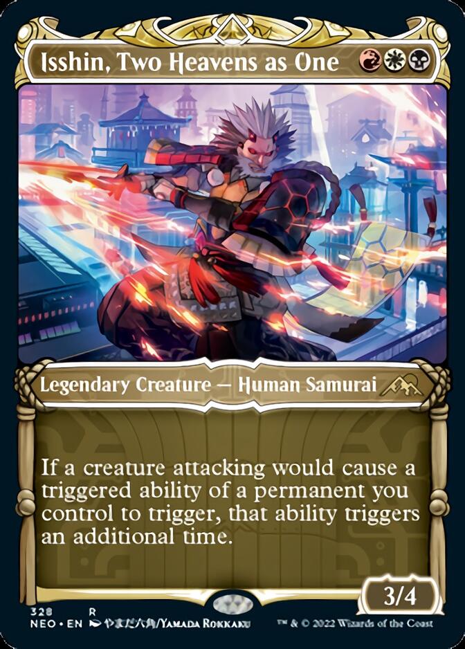 Isshin, Two Heavens as One (Showcase Samurai) [Kamigawa: Neon Dynasty] | Boutique FDB TCG