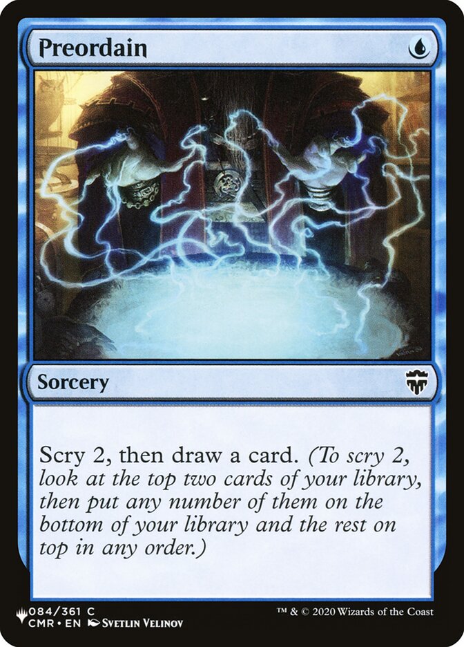 Preordain [Secret Lair: Heads I Win, Tails You Lose] | Boutique FDB TCG