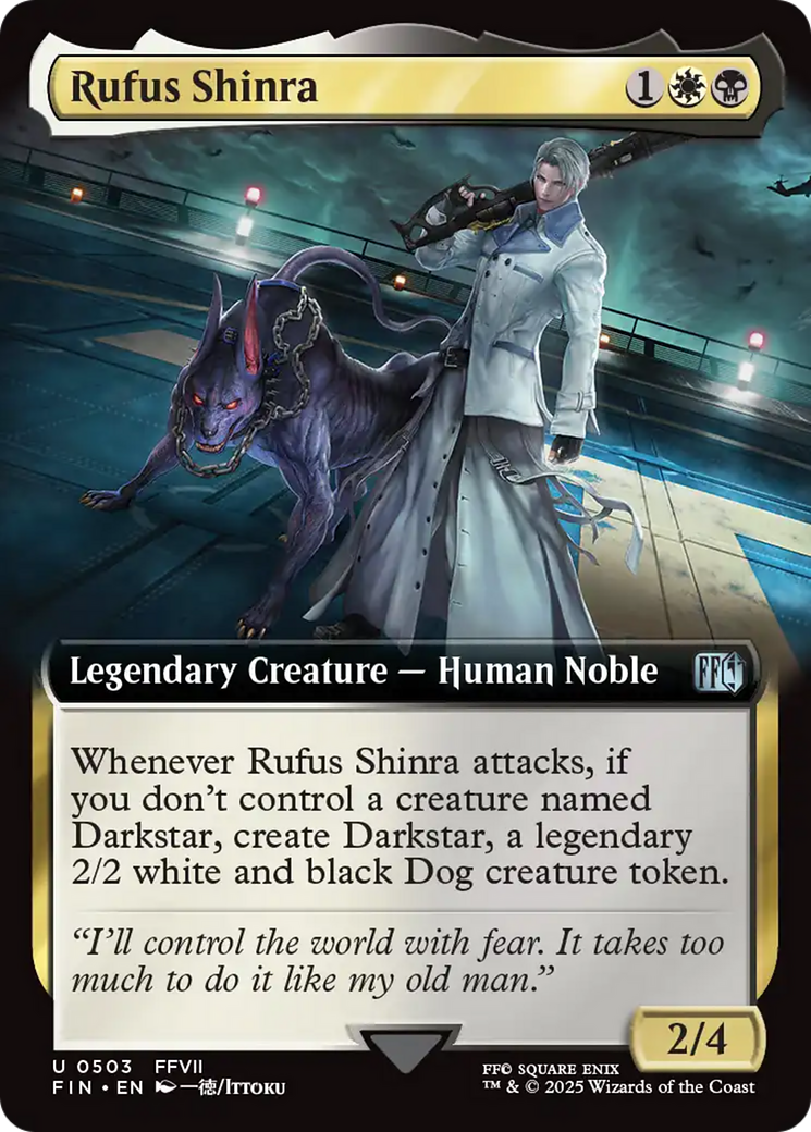 Rufus Shinra (Extended Art) [FINAL FANTASY] | Boutique FDB TCG