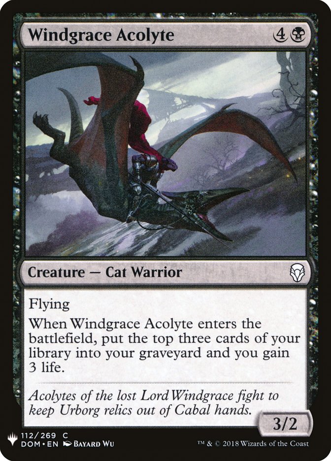 Windgrace Acolyte [Mystery Booster] | Boutique FDB TCG