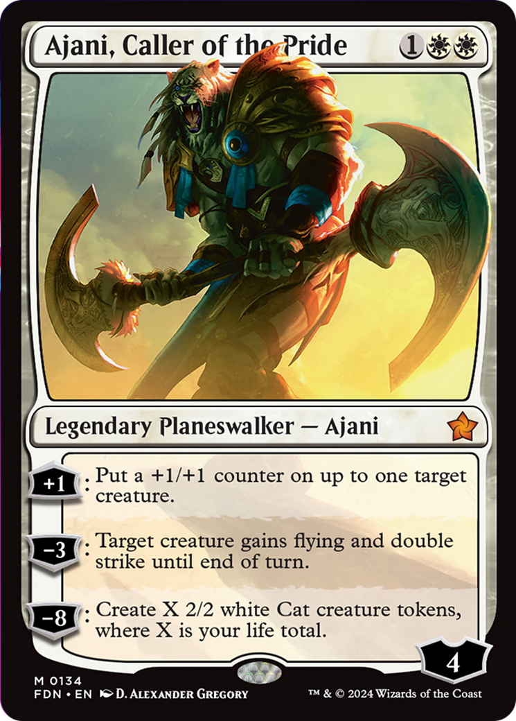 Ajani, Caller of the Pride [Foundations] | Boutique FDB TCG