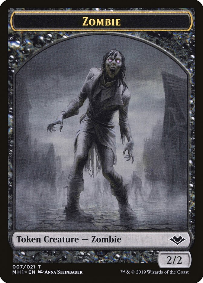 Zombie (007) // Myr (019) Double-Sided Token [Modern Horizons Tokens] | Boutique FDB TCG