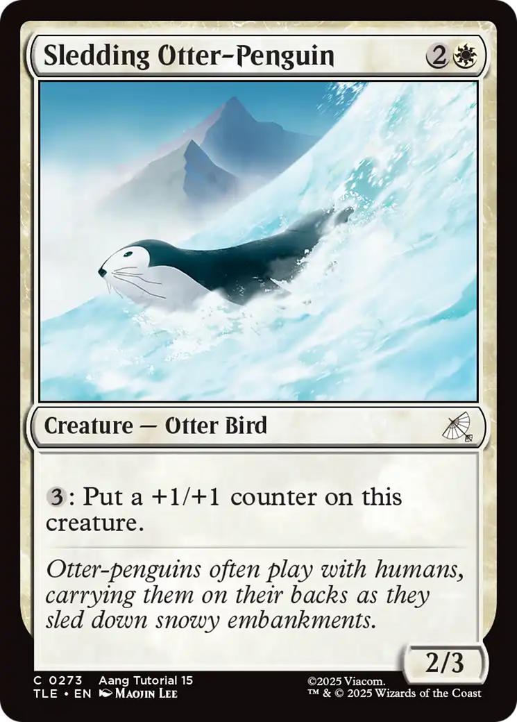 Sledding Otter-Penguin (0273) [Avatar: The Last Airbender: Eternal-Legal] | Boutique FDB TCG