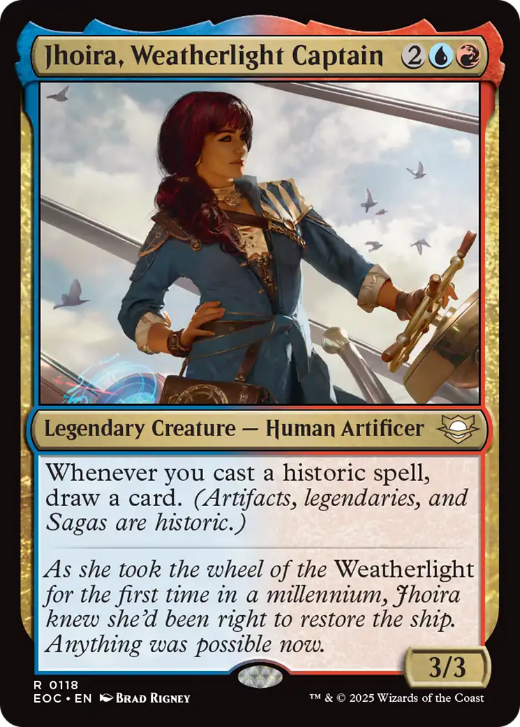 Jhoira, Weatherlight Captain [Edge of Eternities Commander] | Boutique FDB TCG
