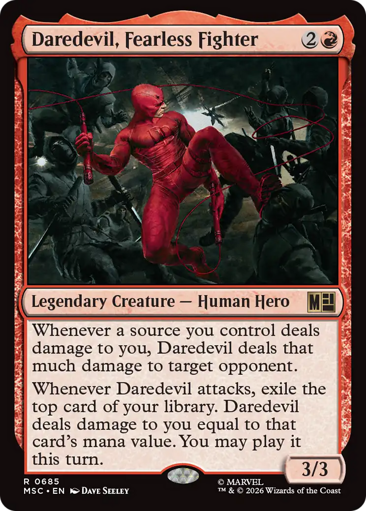 Daredevil, Fearless Fighter [Marvel Super Heroes Commander] | Boutique FDB TCG