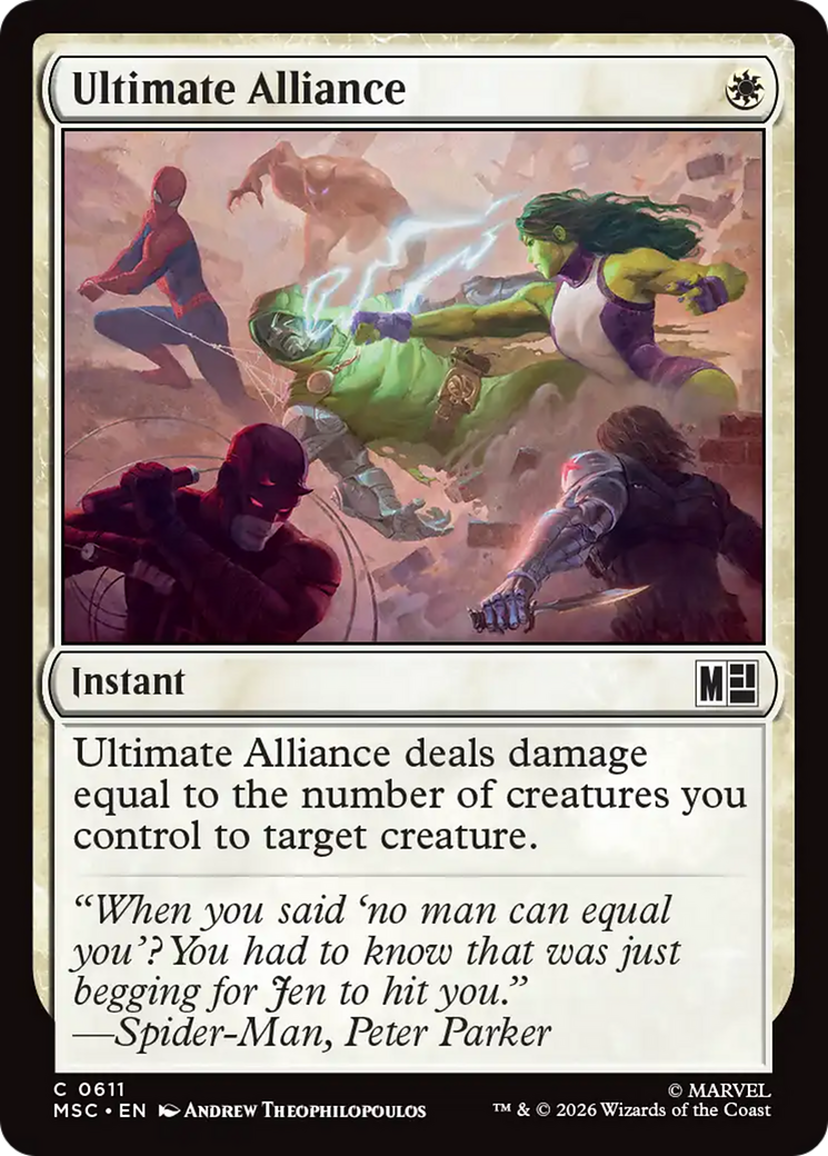 Ultimate Alliance [Marvel Super Heroes Commander] | Boutique FDB TCG