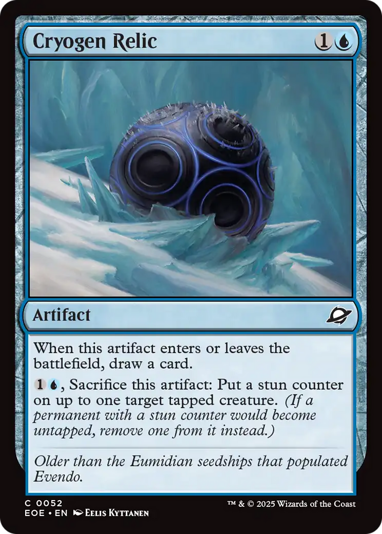 Cryogen Relic [Edge of Eternities] | Boutique FDB TCG