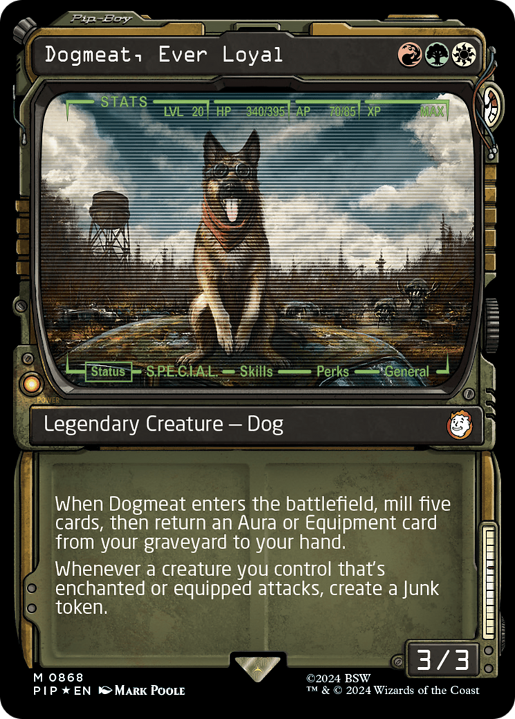 Dogmeat, Ever Loyal (Showcase) (Surge Foil) [Fallout] | Boutique FDB TCG