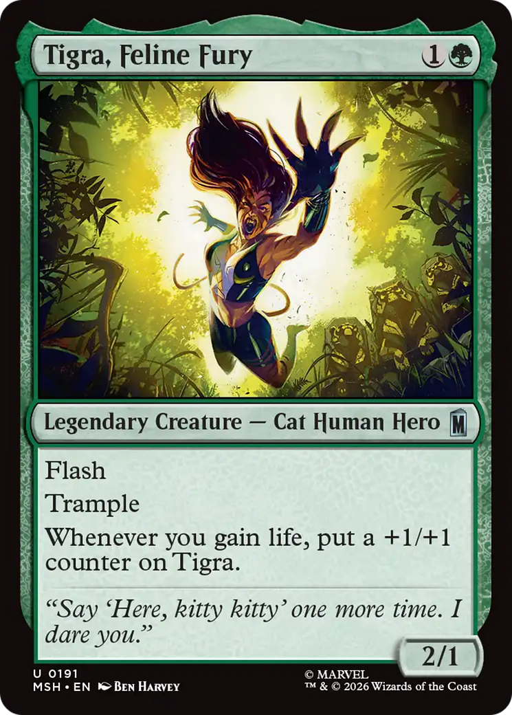 Tigra, Feline Fury [Marvel Super Heroes] | Boutique FDB TCG