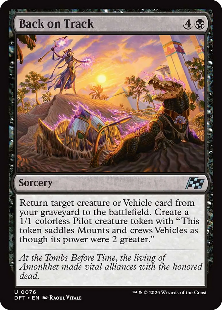 Back on Track [Aetherdrift] | Boutique FDB TCG