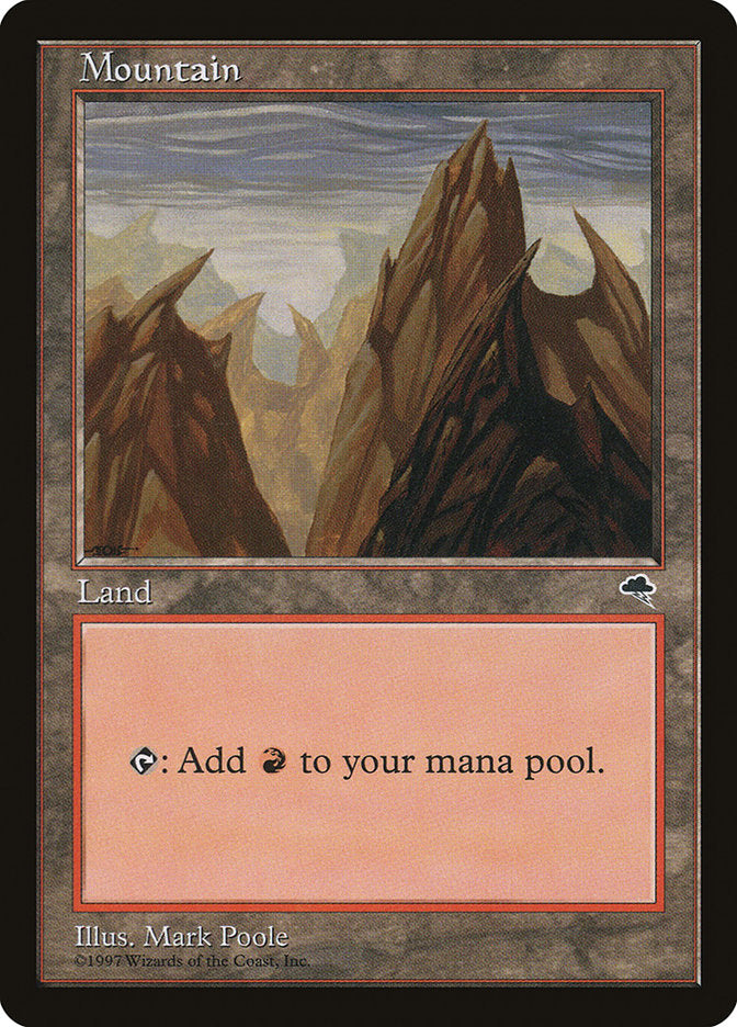 Mountain (No Arch / Peaks Pointing Left and Right) [Tempest] | Boutique FDB TCG