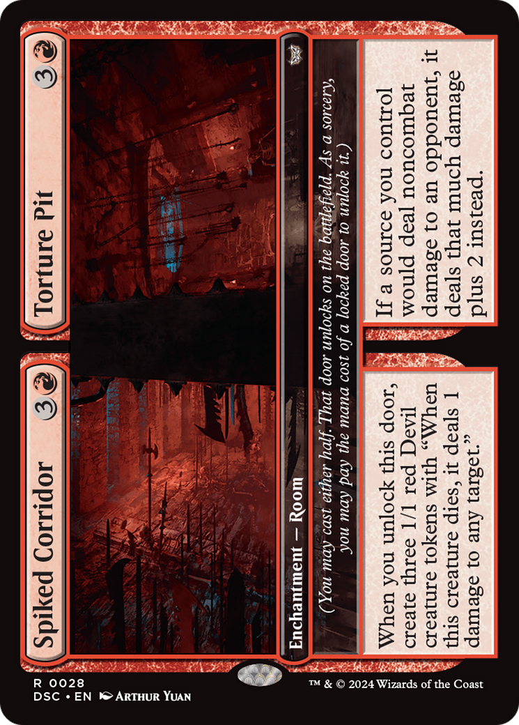 Spiked Corridor // Torture Pit [Duskmourn: House of Horror Commander] | Boutique FDB TCG