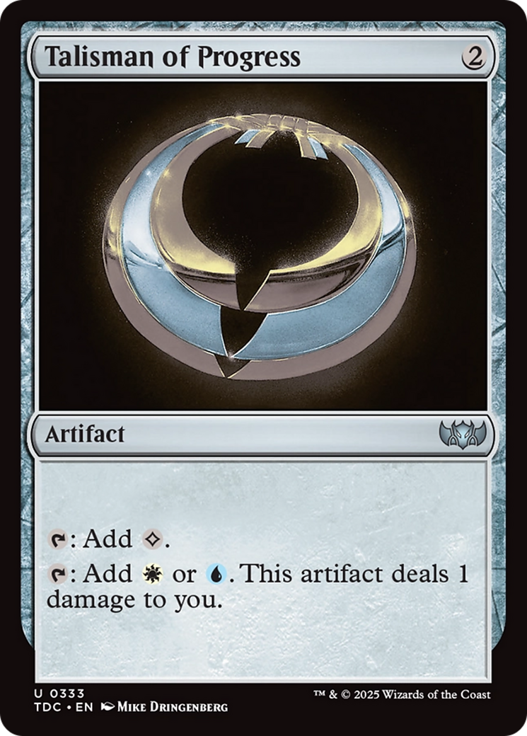 Talisman of Progress [Tarkir: Dragonstorm Commander] | Boutique FDB TCG