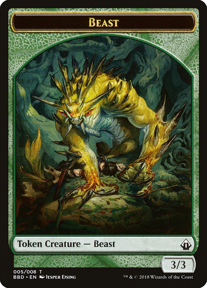 Beast Token [Battlebond Tokens] | Boutique FDB TCG