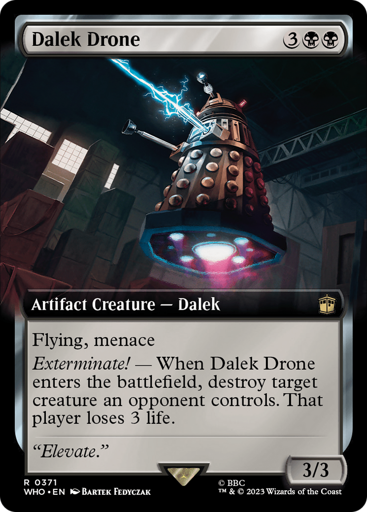 Dalek Drone (Extended Art) [Doctor Who] | Boutique FDB TCG