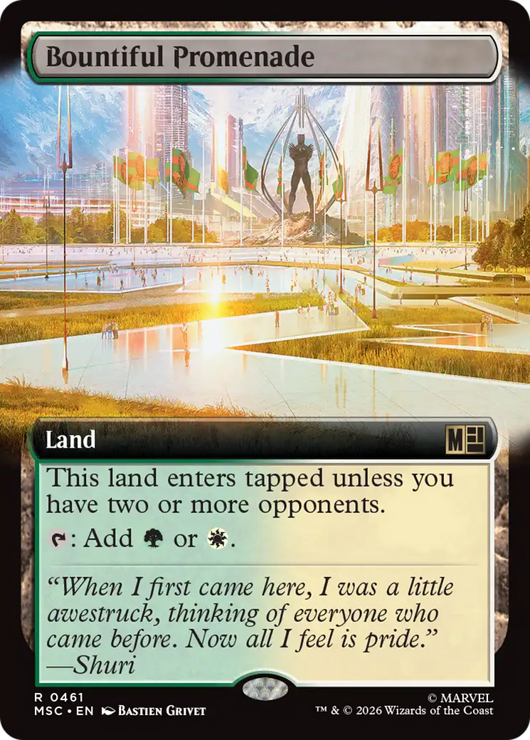 Bountiful Promenade (Extended Art) [Marvel Super Heroes Commander] | Boutique FDB TCG