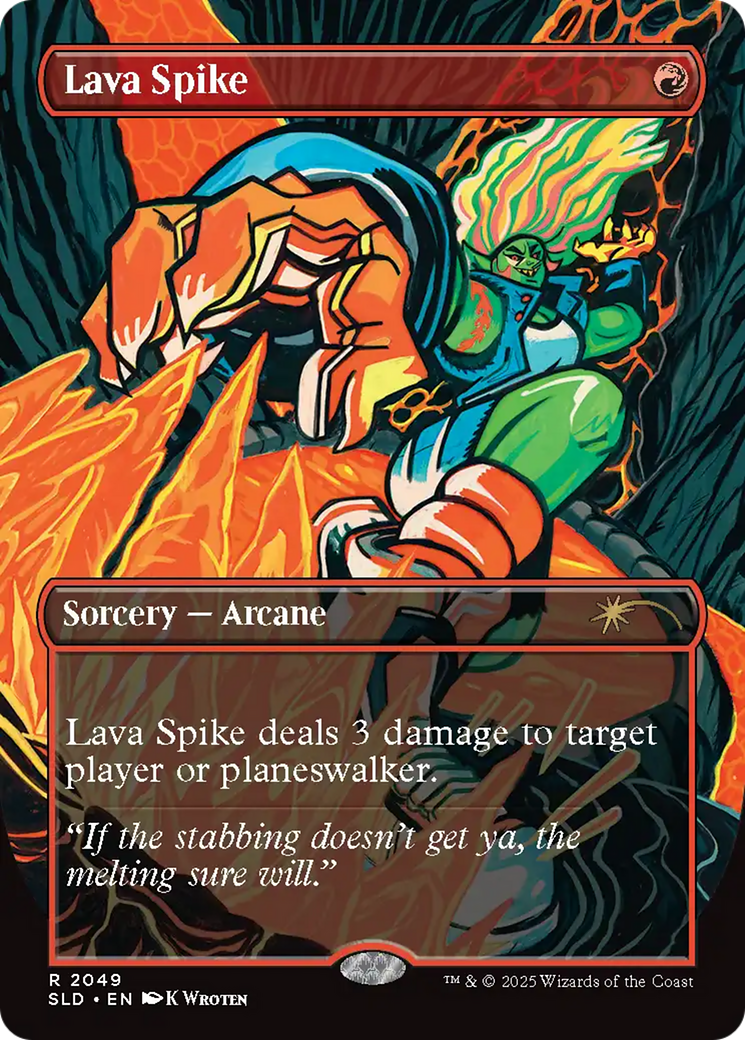 Lava Spike (2049) [Secret Lair Drop Series] | Boutique FDB TCG