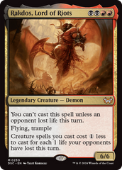 Rakdos, Lord of Riots [Duskmourn: House of Horror Commander] | Boutique FDB TCG