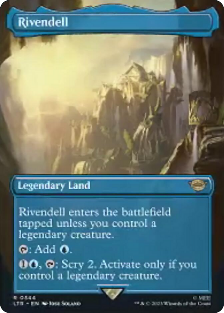 Rivendell (Borderless Alternate Art) [The Lord of the Rings: Tales of Middle-Earth] | Boutique FDB TCG