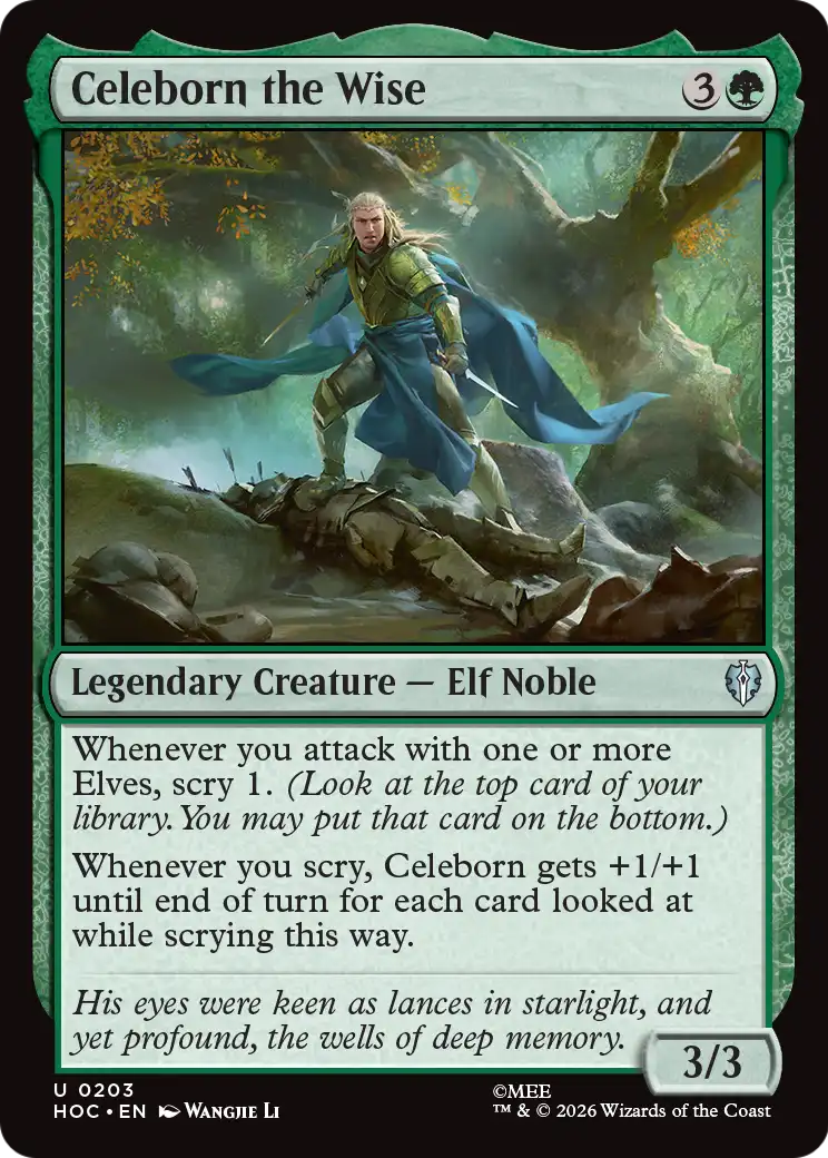 Celeborn the Wise [The Hobbit: Eternal-Legal] | Boutique FDB TCG