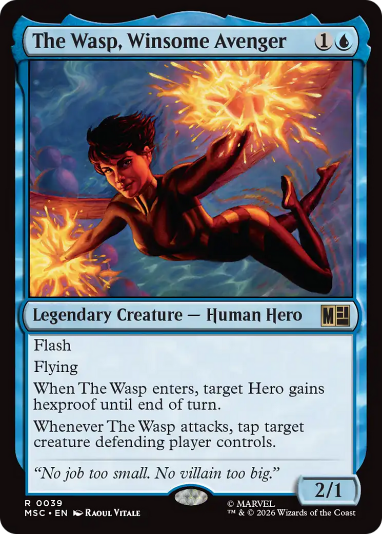 The Wasp, Winsome Avenger [Marvel Super Heroes Commander] | Boutique FDB TCG