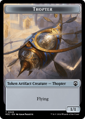 Aetherborn // Thopter Double-Sided Token [Modern Horizons 3 Commander Tokens] | Boutique FDB TCG