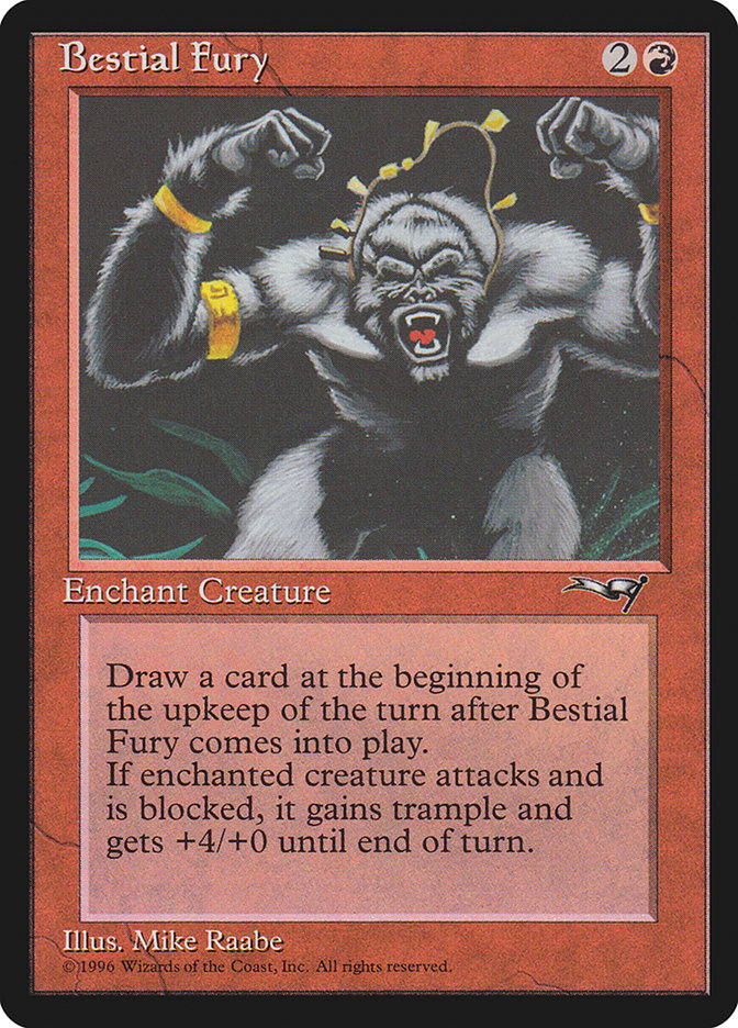 Bestial Fury (Fists Raised) [Alliances] | Boutique FDB TCG